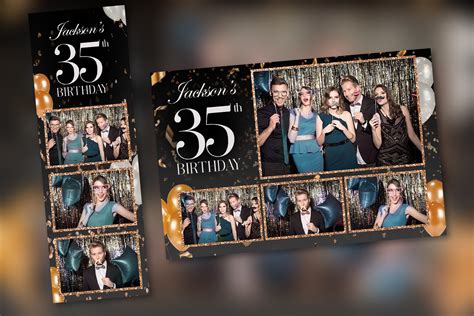 Birthday Photo Booth Template