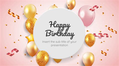 Birthday PowerPoint Template Ideas