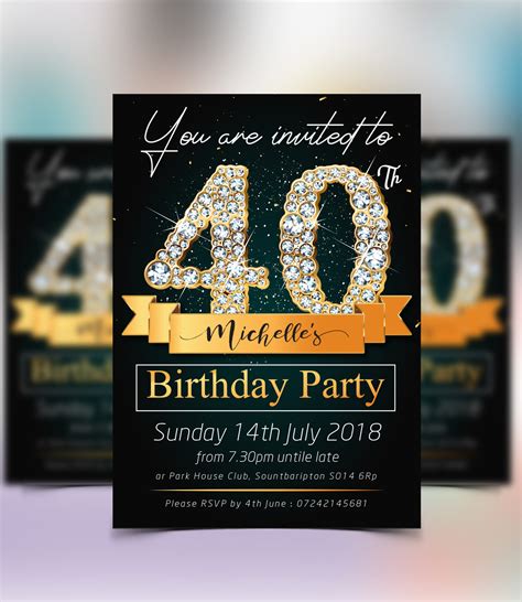 Birthday Save the Date Template