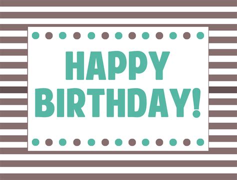 Birthday Sign Template 2