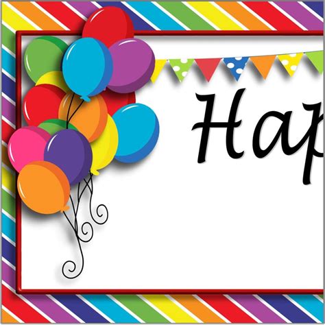 Birthday Sign Template 4