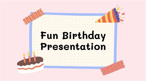 Birthday slideshow templates for kids