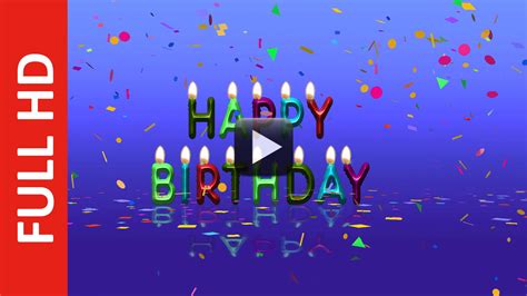 Birthday Video Templates with Animations