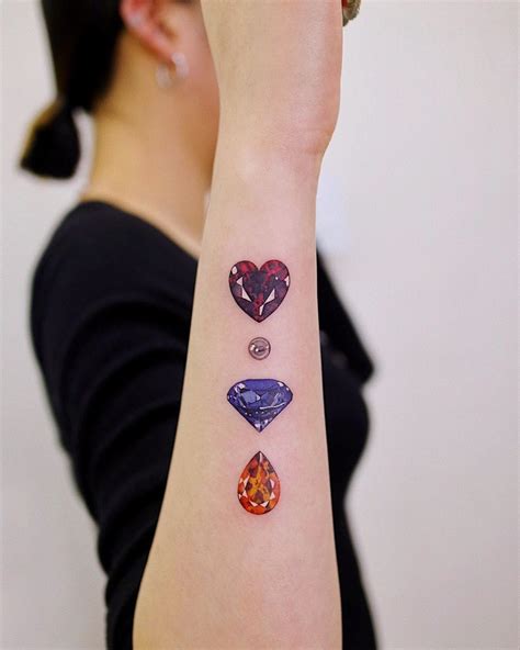 Birthstone tattoos for mom