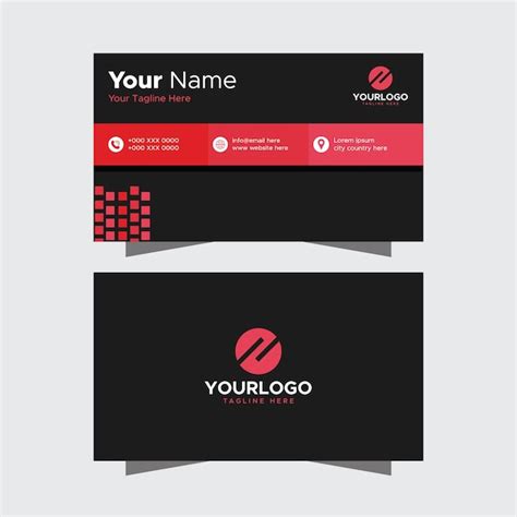 Black and Red Creative Template