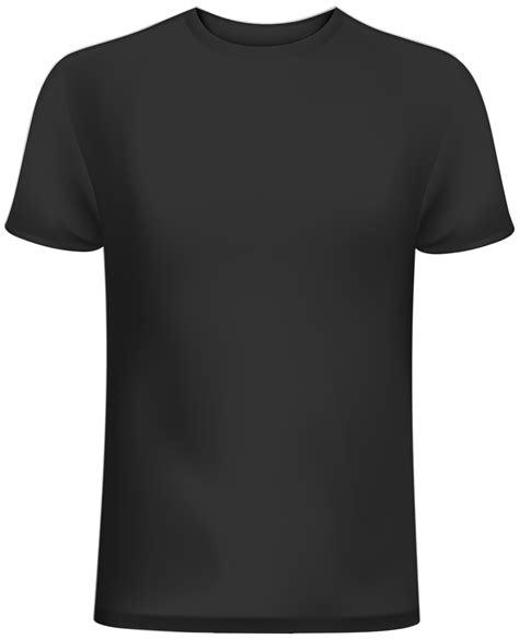 Black Blank T-Shirt Template Download