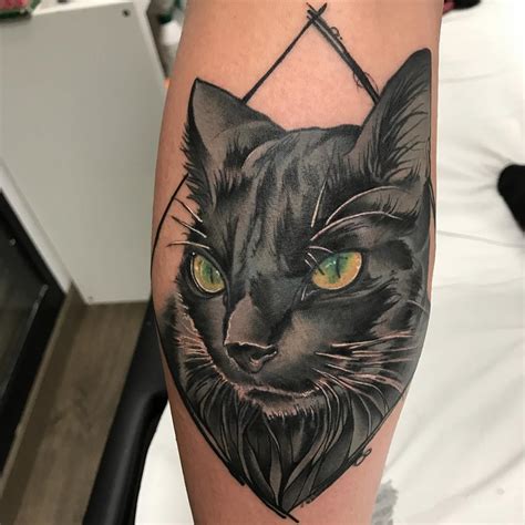 Black cat temporary tattoos