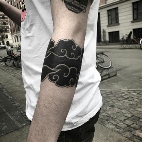 Black cloud tattoos design