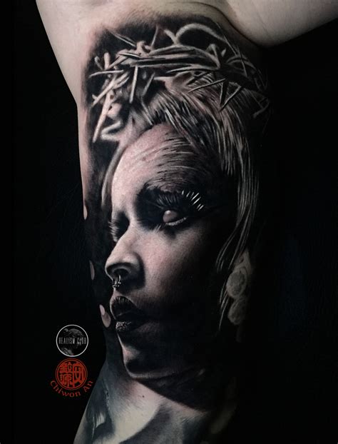 Black Grey Realism Tattoo Art portfolio