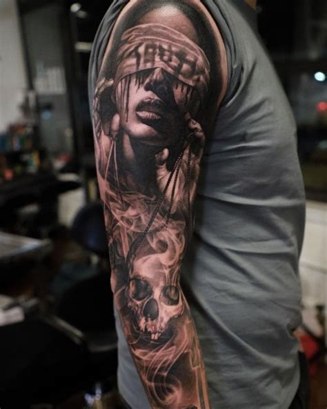 Black Grey Realism Tattoo Art tips