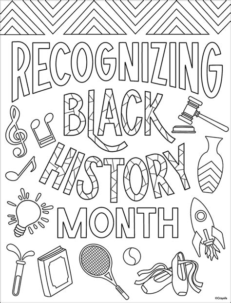 Black History Month Coloring Pages for Kids