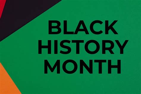 Black History Month importance