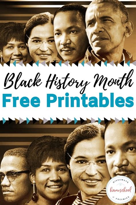 Black History Month Printables