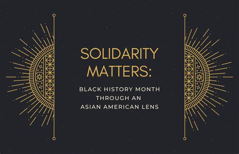 Black History Month solidarity