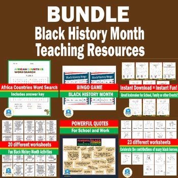 Black History Month Teaching Resources