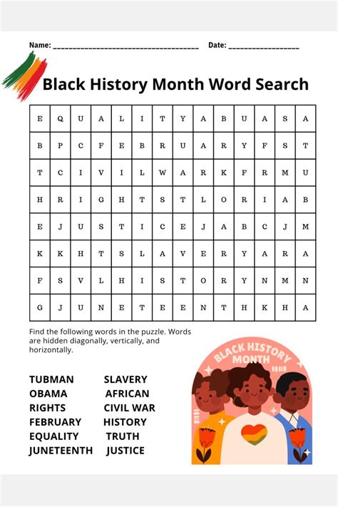 Black History Word Search