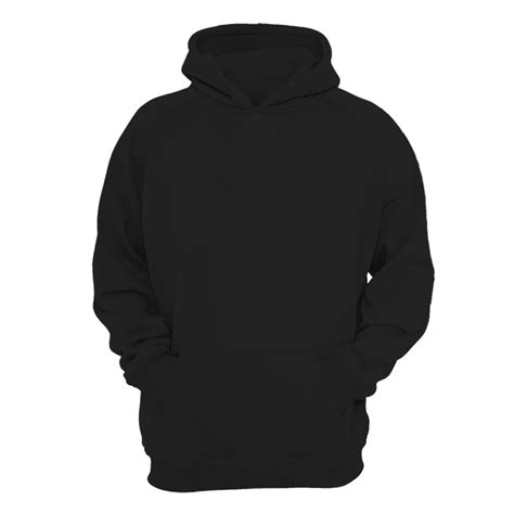 Black hoodie design with bold graphics