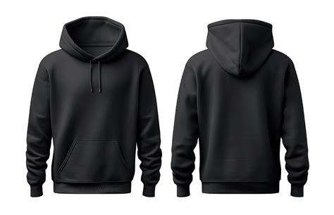 Black Hoodie Mockup Template 7