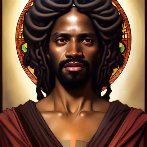 Contemporary Black Jesus Image