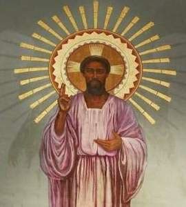 Theological Black Jesus Image