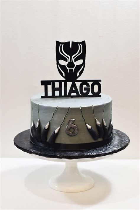 Black Panther Cake Topper Designs for Adults