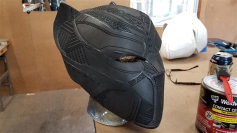 Black Panther Helmet Template 5