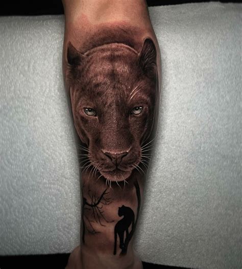 Black Panther Tattoo Design