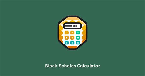 Black-Scholes Calculator