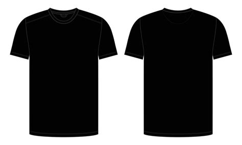 Black shirt design template gallery