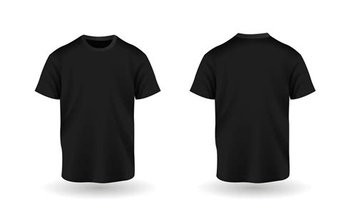 Black shirt design template gallery