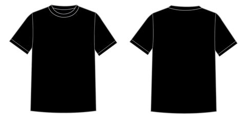 Black t-shirt design template text