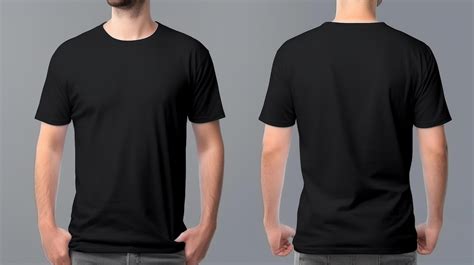 Black T Shirt Template