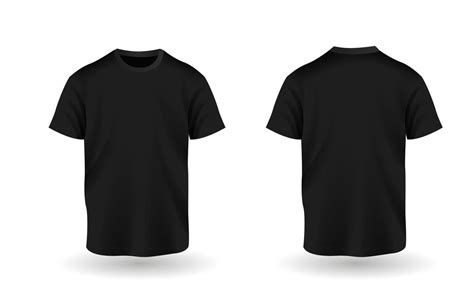 High-Resolution Black T-Shirt Template Design Freepik