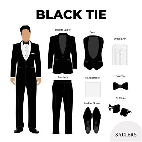 Black-Tie Dress Code Template