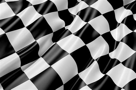 Black and White Checkered Flag