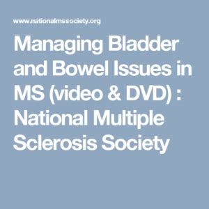 A person with MS using a bladder aid