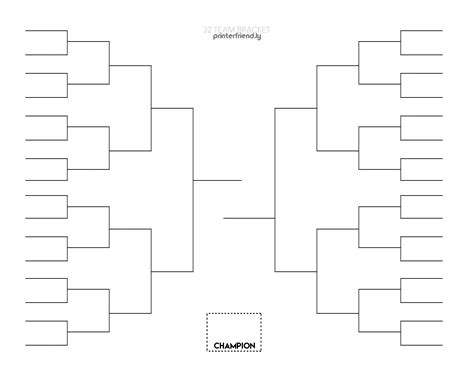 Blank Bracket Templates Benefits