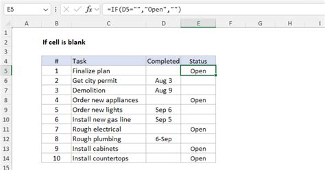 Blank Cell Formulas Expert