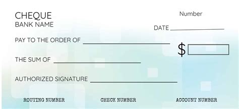 Blank Check Template Download