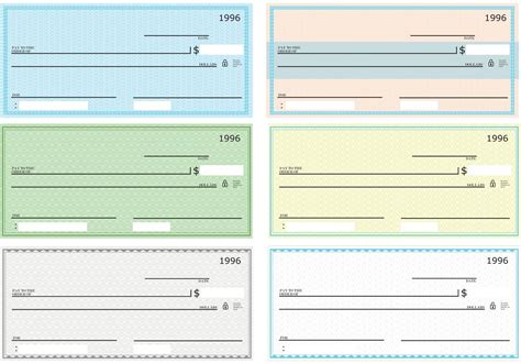 Blank Check Template PDF