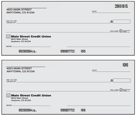 Blank Check Template Printable