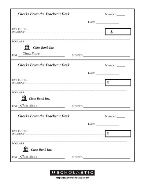 Blank Check Template Template