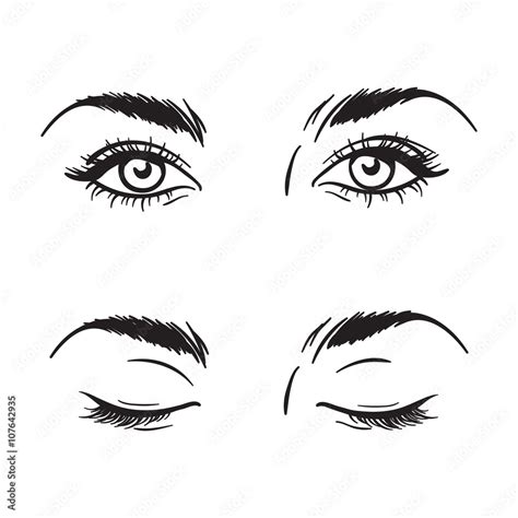 A blank eye makeup template on a smartphone screen