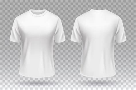 Blank Front and Back T-Shirt Design Template