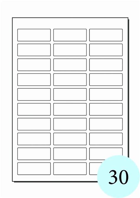 Blank Labels Template Microsoft Word