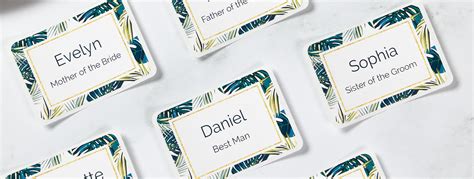 Blank name tags ideas