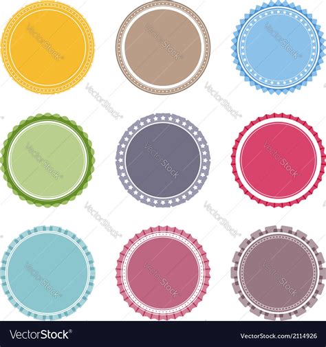 Blank Round Label Templates