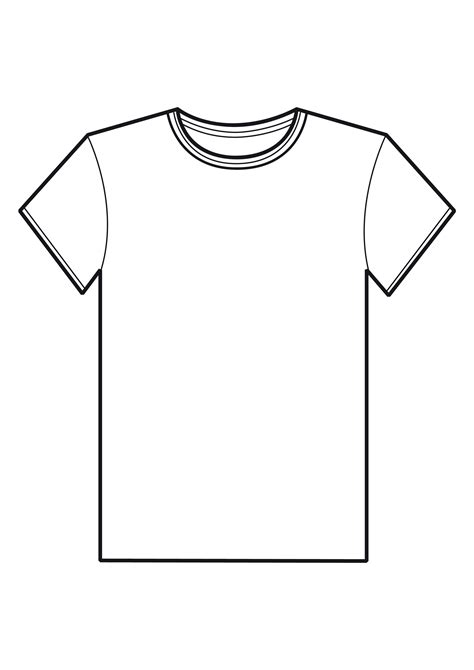 Customizable Blank Shirt Template Example