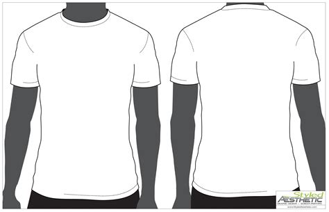 Blank Shirt Template Design 2