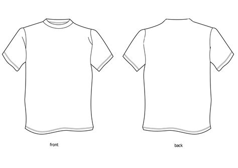 Blank Shirt Template Design 3